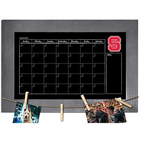 Officially Licensed NCAA NC State Monthly Chalkboard w/ Clothespins