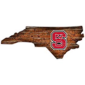 Officially Licensed NCAA NC State University Distressed State w/ Logo