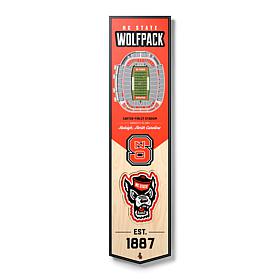 Officially Licensed NCAA NC State Wolfpack 3D Stadium Banner