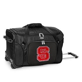 Officially Licensed NCAA North Carolina State 22" Wheeled Duffel Bag