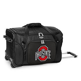Officially Licensed NCAA Ohio State Buckeyes 22" Wheeled Duffel Bag