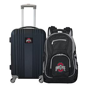 Officially Licensed NCAA Ohio State Buckeyes Backpack & Carry-On Set