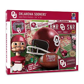 Officially Licensed NCAA Oklahoma Sooners Retro 500-Piece Puzzle
