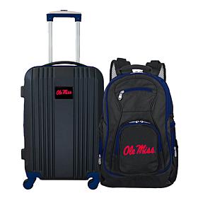 Officially Licensed NCAA Ole Miss Rebels Backpack & Carry-On Set