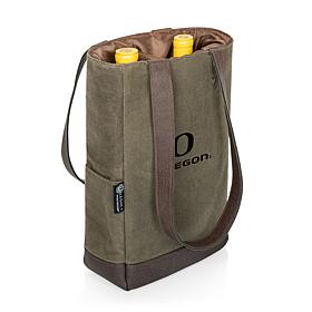 Officially Licensed NCAA Oregon 2 Bottle Insulated Wine Cooler Bag
