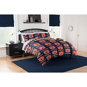 Officially Licensed NCAA Queen Bed in a Bag Set - Auburn Tigers