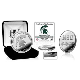 Officially Licensed NCAA Silver Mint Coin - Michigan State Spartans