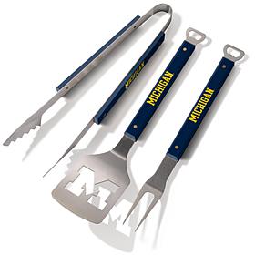 Officially-licensed NCAA Spirit 3-Piece BBQ Set - Michigan Wolverines