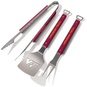 Officially-licensed NCAA Spirit 3-Piece BBQ Set - Virginia Tech Hokies
