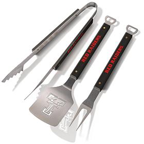 Officially-licensed NCAA Spirit Series 3-Piece BBQ Set - Texas Tech