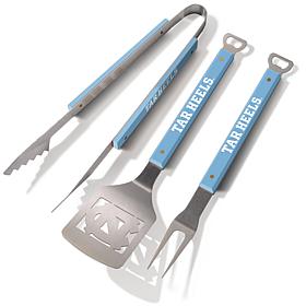 Officially-licensed NCAA Spirit Series 3-Piece BBQ Set -  NC Tar He...