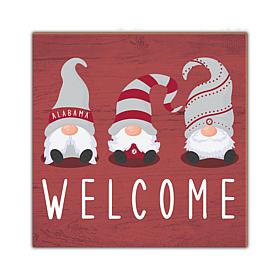 Officially Licensed NCAA University of Alabama Welcome Gnomes Sign