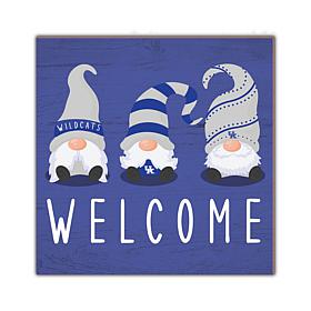 Officially Licensed NCAA University of Kentucky Welcome Gnomes Sign
