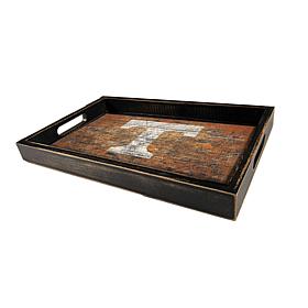 Officially Licensed NCAA University of Tennessee Distressed Wood Tr...