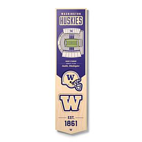 Officially Licensed NCAA Washington Huskies 3D Stadium Banner
