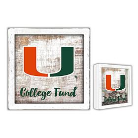 Officially Licensed NCCA University of Miami College Fund Money Box