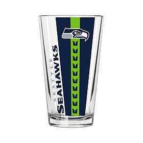Officially Licensed NFL 16 oz. Vertical Decal Pint - Seahawks