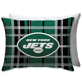 Officially Licensed NFL 20" x 26" Plush Bed Pillow - New York Jets
