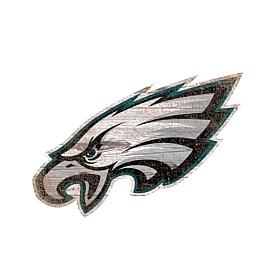 Officially Licensed NFL 24" Distressed Logo Cutout Sign - Eagles 