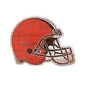 Officially Licensed NFL 24" Distressed Logo Cutout Sign - Browns 