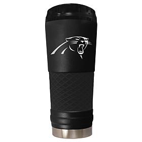 Officially Licensed NFL 24oz Insulated Laser Etched Tumbler - Panthers