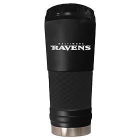 Officially Licensed NFL 24oz Insulated Laser Etched Tumbler - Ravens