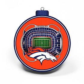 Officially Licensed NFL 3D StadiumView Ornament 2-pack - Denver