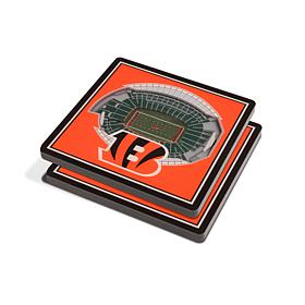Officially Licensed NFL 3D StadiumViews Coasters - Cincinnati Bengals