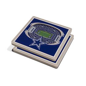 Officially Licensed NFL 3D StadiumViews Coasters - Dallas Cowboys