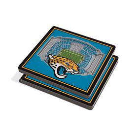 Officially Licensed NFL 3D StadiumViews Coasters- Jacksonville Jaguars