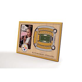 Officially Licensed NFL 3D StadiumViews Frame - Pittsburgh Steelers