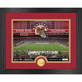 Officially Licensed NFL 49ers Stadium Bronze Coin Photo Mint