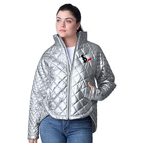 Officially Licensed NFL 4Her Team Mascot Metallic Jacket by Glll