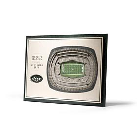 Officially Licensed NFL 5-Layer 3-D Wall Art - New York Jets