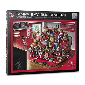 Officially Licensed NFL 500-piece Puzzle - A Real Nailbiter - Bucs