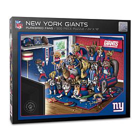Officially Licensed NFL 500-piece Puzzle - A Real Nailbiter - Giants