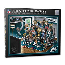 Officially Licensed NFL 500-piece Puzzle - A Real Nailbiter - Eagles