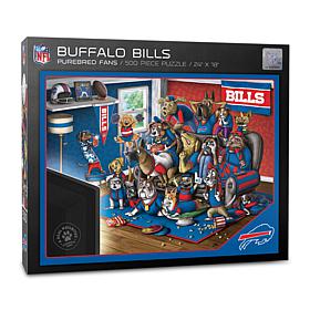 Officially Licensed NFL 500-piece Puzzle - A Real Nailbiter - Bills