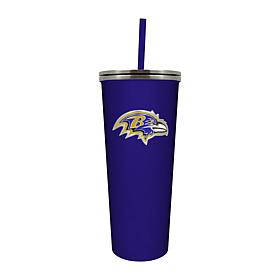 Officially Licensed NFL Baltimore Ravens 24 oz. Skinny Tumbler