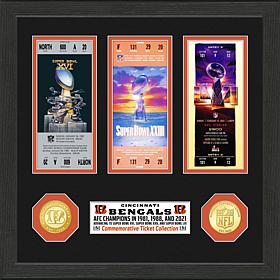 Officially Licensed NFL Bengals SB Championship Ticket Collection