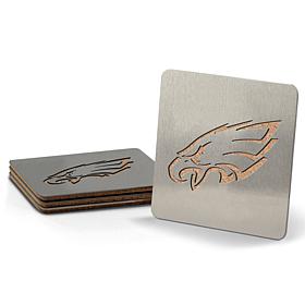 Officially Licensed NFL Boasters 4-piece Coaster Set - Phillie Eagles 