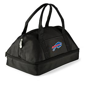 Officially Licensed NFL Buffalo Bills Black Potluck Casserole Tote 