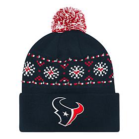 Officially Licensed NFL by Carl Banks Holiday Sweater Light-up Beanie
