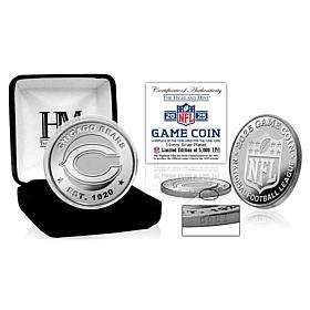 Officially Licensed NFL Chicago Bears 2025 Coin Toss Silver Coin