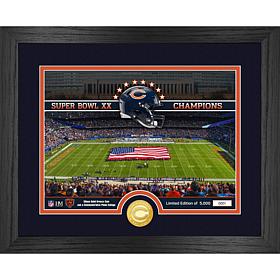 Officially Licensed NFL Chicago Bears Stadium Bronze Coin Photo Mint