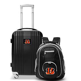 Officially Licensed NFL Cincinnati Bengals Premium Backpack & Carry-On