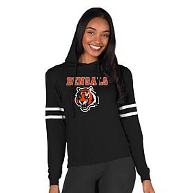 Officially Licensed NFL Concepts Sport Bengals Ladies' Hood Top