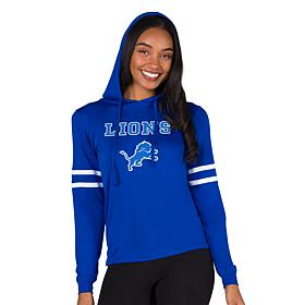 Officially Licensed NFL Concepts Sport Lions Ladies' Hooded Top