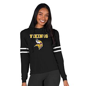 Officially Licensed NFL Concepts Sport Vikings Ladies' Hoodie Top