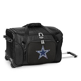 Officially Licensed NFL Dallas Cowboys 22" Wheeled Duffel Bag